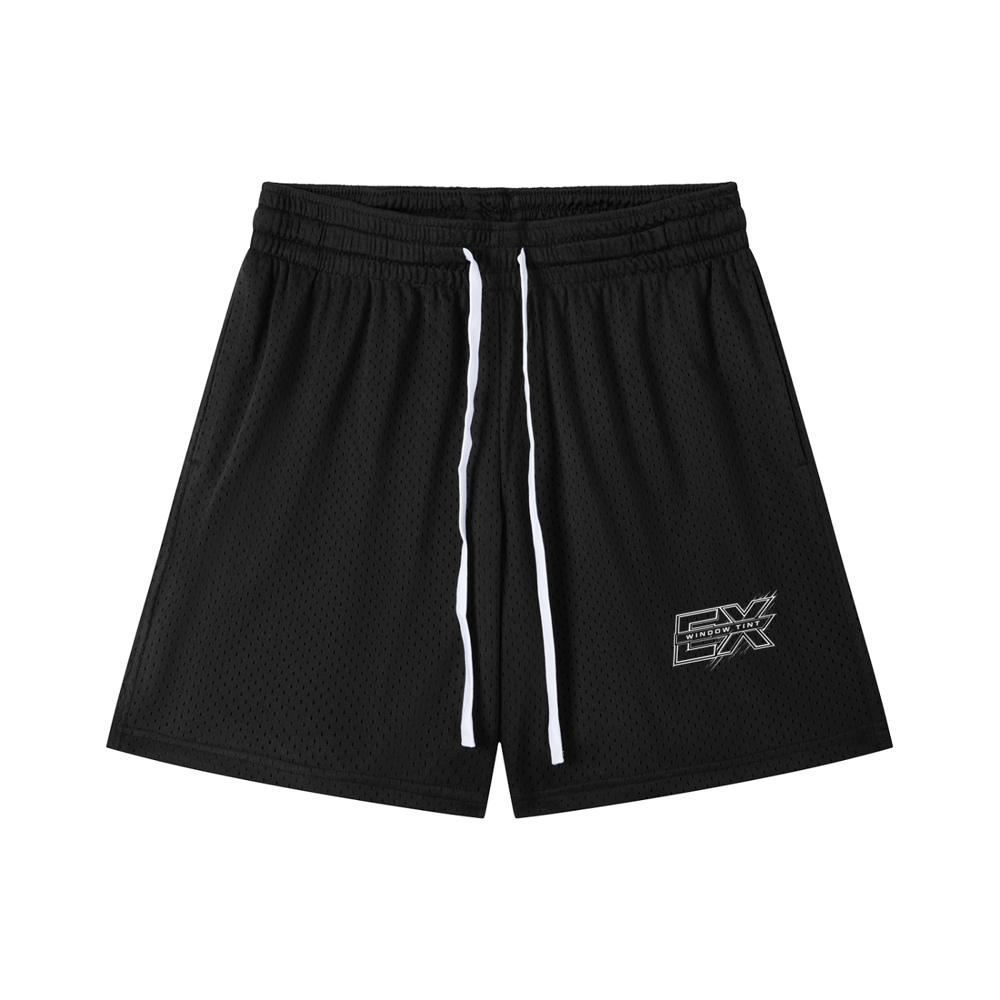 Mesh Drawstring Shorts